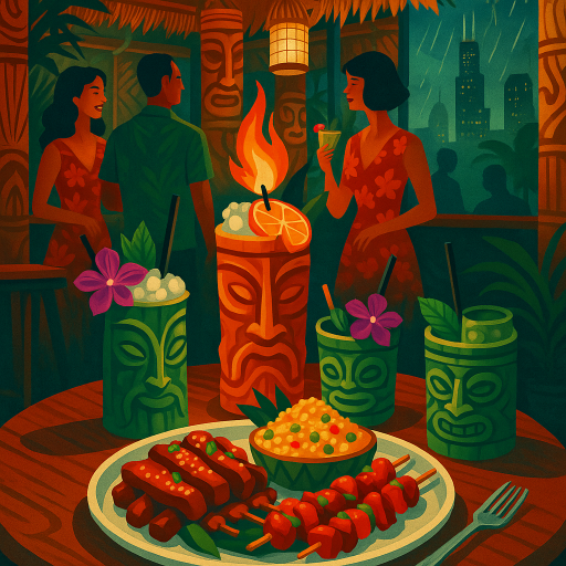 The Bamboo Room at Three Dots and a Dash Chicago